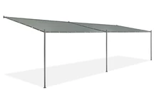 Garden Point antracīta krāsas 3 x 8 m Dženovas terases nojume