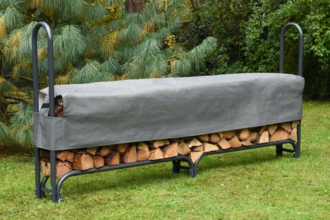 Kingston 2,4 x 0,24 m StoreBoss mājas tērauda koka nojume