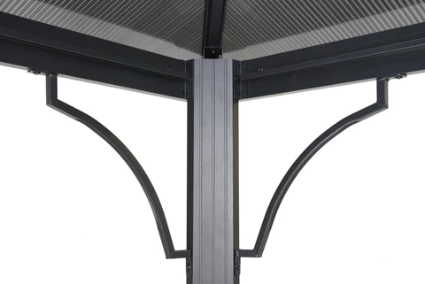 Moderns dārza paviljons Santiago 3x3,6 m Garden Point