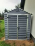 SkyLight 6x12 Palram plastmasas dārza māja - Canopia Grey